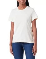 Koszulki i topy damskie - GANT Damska koszulka REG Tonal Shield SS T-Shirt, len, Standard, len, S - miniaturka - grafika 1