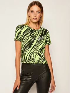 Koszulki i topy damskie - Guess T-Shirt Sophia Tee W0YI96 K9Z30 Zielony Regular Fit - grafika 1