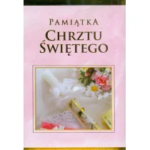Pamiątka Chrztu Św.-mała-różowa Praca zbiorowa - Religia i religioznawstwo - miniaturka - grafika 1