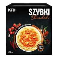 Szybkie dania obiadowe - KFD SZYBKI OBIADEK - KURCZAK Z MAKARONEM W SOSIE Z PAPRYKĄ I POMIDORAMI - 410 G - miniaturka - grafika 1