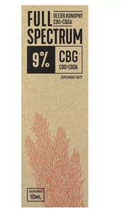 Full Spectrum Olejek Konopny CBG+CBGa 9% 10 ml - Układ nerwowy - miniaturka - grafika 1