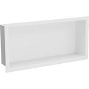 Półki łazienkowe - Mexen X-Wall-R półka wnękowa z kołnierzem 45 x 20 cm, biała - miniaturka - grafika 1