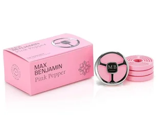Max Benjamin Uchwyt i 4 wkłady RB-CFGB05 Pink Pepper Zapach nuty różowego pieprzu, neroli, gruszki, jaśminu i kawy - Zapachy samochodowe - miniaturka - grafika 1