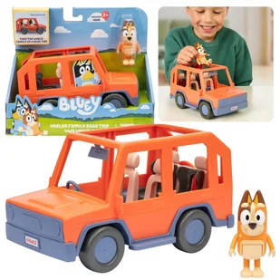 Bluey Zestaw samochód 4x4 + figurka Chilli, figurki dla dzieci 3+ - Klocki - miniaturka - grafika 1