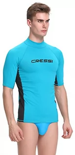 Koszulki męskie - Mężczyźni Rash Guard do pływania surfowania po Internecie nurkowania-krótkie rękawy, niebieski, XXXL/7 (58) XLW478607 - grafika 1