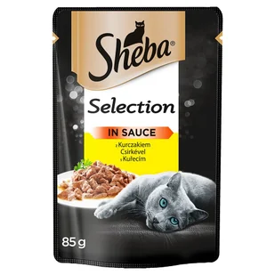 Sheba Cuisine z Kurczakiem w sosie Saszetka 85g 1489 - Mokra karma dla kotów - miniaturka - grafika 7