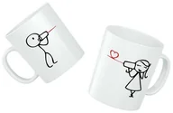 Gadżety dla niej i dla niego - Zestaw Dwóch Kubków Dla Pary - miniaturka - grafika 1