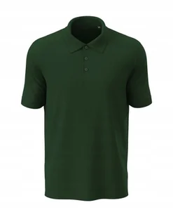 Koszulka męska polo T-shirt Polówka Stedman ST9060 Green DUŻY ROZMIAR 4XL - Koszulki męskie - miniaturka - grafika 1