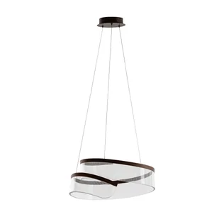 Akrylowa lampa wisząca w kolorze kawy PND-58728-45W-3K z serii RUSTIN - Lampy sufitowe - miniaturka - grafika 2