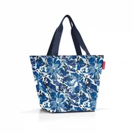 Torby i wózki na zakupy - Torba shopper m, flora blue kod: RZS4116 - miniaturka - grafika 1