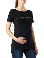 Koszulki i topy damskie - Esprit Maternity Koszulka damska z krótkim rękawem do pielęgniarstwa, Pistolet - 15, 36 PL - miniaturka - grafika 1