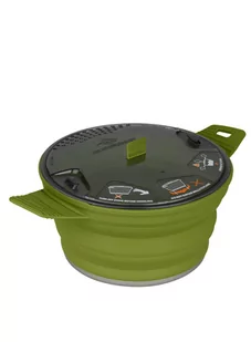 Sea to Summit Sea to Summit X-Pot 2.8l, zielony  2022 Garnki AXPOT2.8OL - Garnki - miniaturka - grafika 1