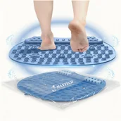 Masażery - Mata masująca do akupresury stóp Masażer z kolcami i magnesami Duża 50x50cm - miniaturka - grafika 1