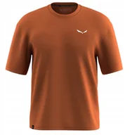 Koszulki męskie - Koszulka Eagle Sunset Loose Bombay brązowy 48 m SALEWA - miniaturka - grafika 1