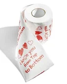 Papier toaletowy - Papier toaletowy I LOVE YOU  XL - miniaturka - grafika 1