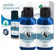Zestawy kosmetyków damskich - N-Active Oil zestaw olejek eteryczny Spokój 10 ml + olejek eteryczny Sen 10 ml - miniaturka - grafika 1