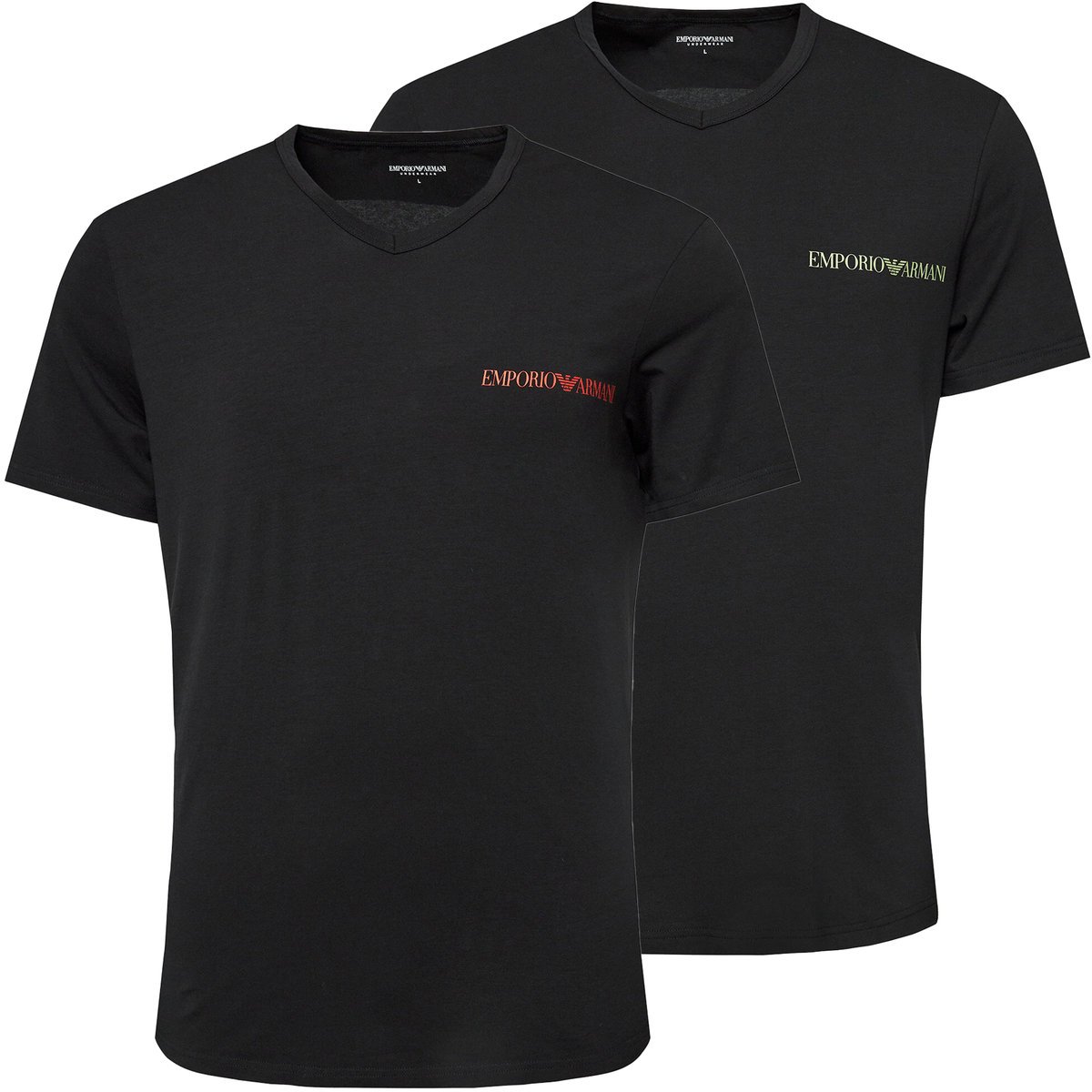 Emporio Armani t-shirt koszulka męska czarna komplet 2pack 111849-4F717-23820 L
