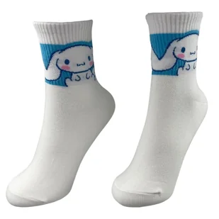 Skarpetki Bawełniane Cinnamoroll Hello Kitty Damskie 36-40 - Skarpetki damskie - miniaturka - grafika 1