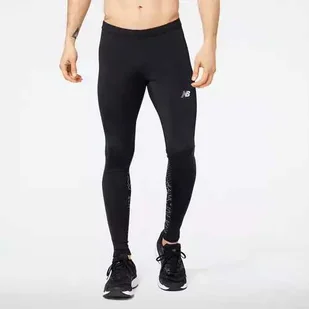 New Balance Spodnie REFLECTIVE ACCELERATE TIGHT MP23235CMO - Spodnie sportowe damskie - miniaturka - grafika 1
