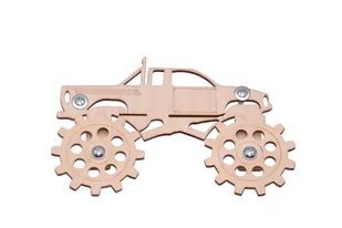 Eko autko monster truck do tablicy manipulacyjnej, sensorycznej. - Zabawki interaktywne dla dzieci - miniaturka - grafika 1