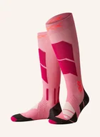 Skarpetki damskie - X-Socks Skarpety Narciarskie Ski Perform pink - miniaturka - grafika 1