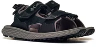 Sandały męskie - Columbia Konos Hiker 3-Strap Sandal 2121571010 Czarne 43 - miniaturka - grafika 1