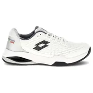 Buty sportowe męskie - Męskie buty tenisowe Lotto Mirage 200 II Speed All White/All Black/Asphalt EUR 44 - miniaturka - grafika 1