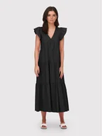 Sukienki - ONLY Sukienka letnia Lindsey 15256487 Czarny Regular Fit - miniaturka - grafika 1