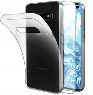 Etui Do Samsung Galaxy S10 Przezroczyste, Silikonowe, Ochronne Szkło 9H - Etui i futerały do telefonów - miniaturka - grafika 1