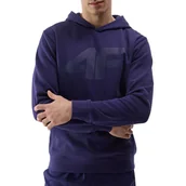 Bluzy męskie - Bluza 4F WSS24TSWSM095031S - granatowa - miniaturka - grafika 1