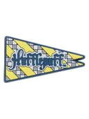 Kapcie damskie - Crocs Przypinka "Harry Potter Hufflepuff House" w kolorze niebiesko-żółtym na buty - miniaturka - grafika 1