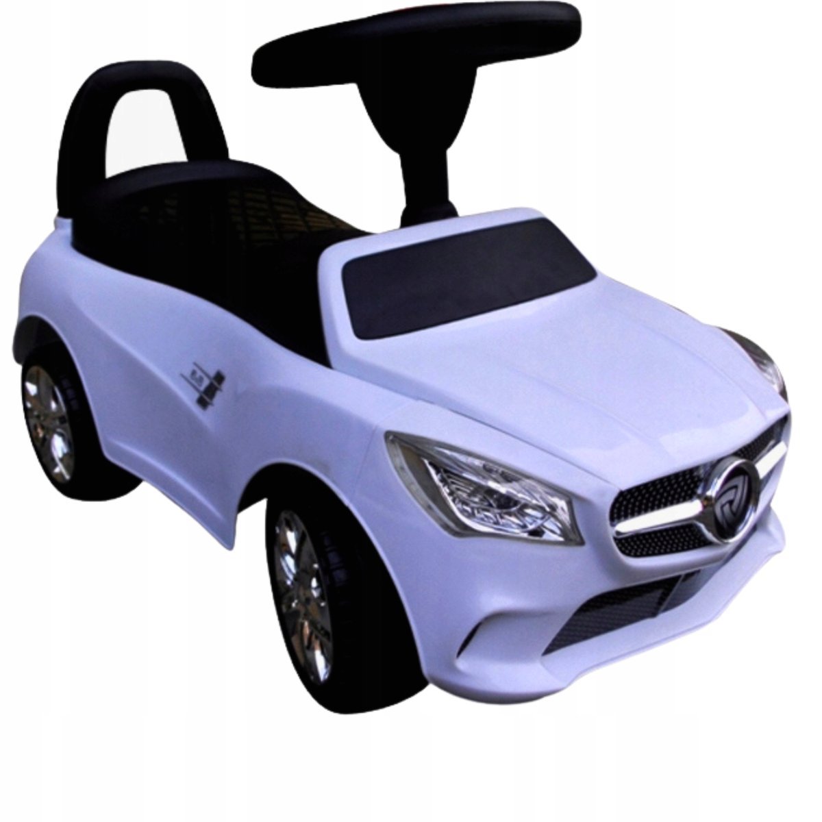 Jeździk Samochodzik Dla Dziecka Z Muzyką Oświetleniem Stabilny 12 m+ Biały