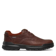Półbuty męskie - Półbuty Clarks Rockie WalkGtx GORE-TEX 261734657 Brązowy - miniaturka - grafika 1