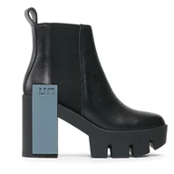 Botki damskie - Botki United Nude Grip Chelsea Mid II 10763788165 Czarny - miniaturka - grafika 1