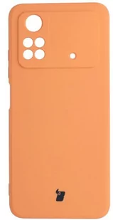 Bizon Etui Case Silicone Xiaomi Poco M4 Pro 4G pomarańczowe BCSPOCOM4P4GOR - Etui i futerały do telefonów - miniaturka - grafika 1