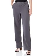 Spodnie damskie - Bestseller A/S Damskie spodnie VMMAYA MR Straight Solid Pant NOOS, Grey Pinstripe, M/30, Grey Pinstripe, (M) W / 30L - miniaturka - grafika 1