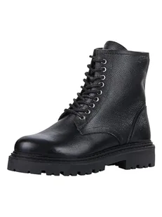 Marco Tozzi Damskie botki Laced 2-25239-43, czarne, rozmiar 37 EU, czarny, 37 EU - Botki damskie - miniaturka - grafika 1