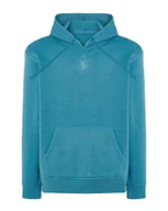 Bluzy męskie - Bluza z kapturem Znak Zodiaku Wodnik Minimalistyczny Styl Niebieska L - miniaturka - grafika 1