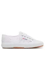 Trampki damskie - Superga Trampki 2750 Macrame S81219W Biały - miniaturka - grafika 1