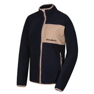Bluzy sportowe damskie - Bluza damska Husky Addy zip L Rozmiar: L / Kolor: ciemnoniebieski - miniaturka - grafika 1