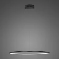 Lampy sufitowe - Altavola Design Lampa sufitowa Nowoczesna lampa sufitowa ledowa czarna Altavola Led shape okręgi ledowe LA073/P_80_in_4k_black_dimm LA073/P_80_in_4k_black_dimm - miniaturka - grafika 1