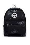 Plecaki - hype Unisex czarny plecak z herbem AOP, Czarny, Jeden rozmiar, Casual - miniaturka - grafika 1