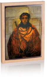 Ikona religijna Jezus Chrystus Ecce Homo - Ikony i obrazy sakralne - miniaturka - grafika 1