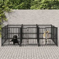 Budy dla psów - Lumarko Kojec zewnętrzny dla psa, stalowy, 5,63 m²! - miniaturka - grafika 1