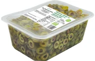 Pasztet i przetwory mięsne - OLIWKI ZIELONE W PLASTERKACH W ZALEWIE BIO 1000 g (600 g) - BIO ORGANICA ITALIA - miniaturka - grafika 1