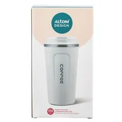 Kubki termiczne - Kubek termiczny 510 ml z wyświetlaczem LED na baterie biały - miniaturka - grafika 1