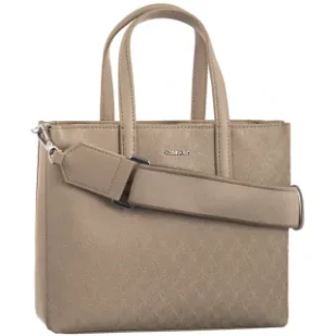 Torebka CK Must Small Tote Mono Crockery K60K613023 W75 (CK629-a) Calvin Klein - Torebki damskie - miniaturka - grafika 1