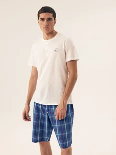 Piżama Dock 42616 Biała - Piżamy damskie - miniaturka - grafika 1