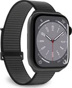 Akcesoria do smartwatchy - Puro Pasek PURO Nylon Sport Apple Watch 4/5/6/7/SE/8 40/41mm Czarny - miniaturka - grafika 1