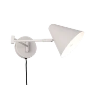 Lampy ścienne - COSIMA 263970176 kinkiet regulowany ciepły szary 1xE14 łamane ramię (1) - miniaturka - grafika 1